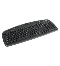 Teclado C3 Tech Multimídia KB3203-1 PS2 - Preto